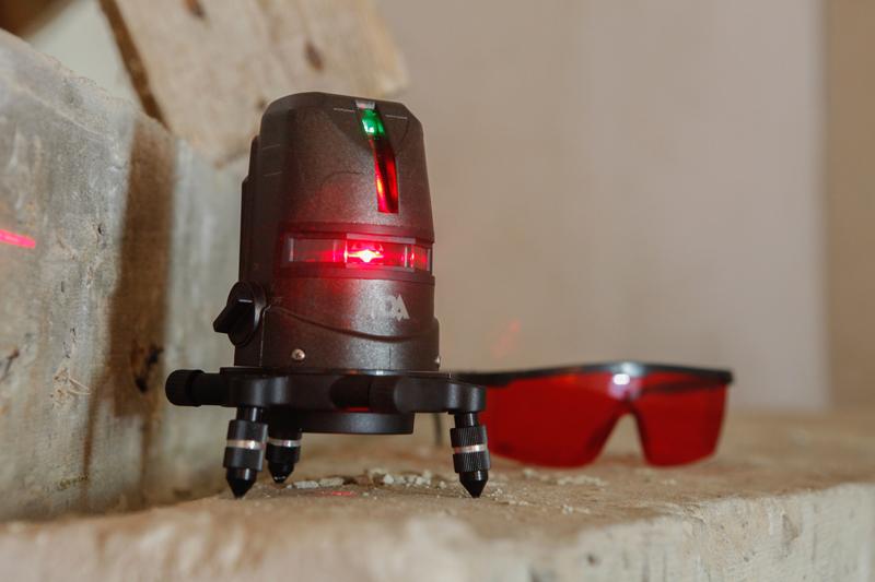 nivellement automatique du niveau laser