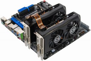 carte vidéo avec prise en charge de SLI et CrossFire