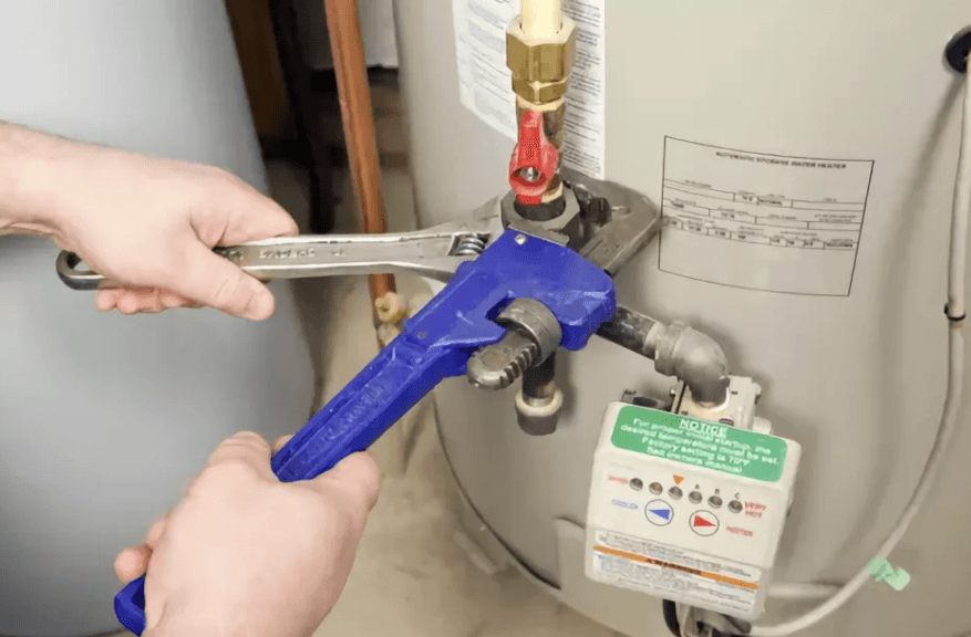 Assemblage du chauffe-eau