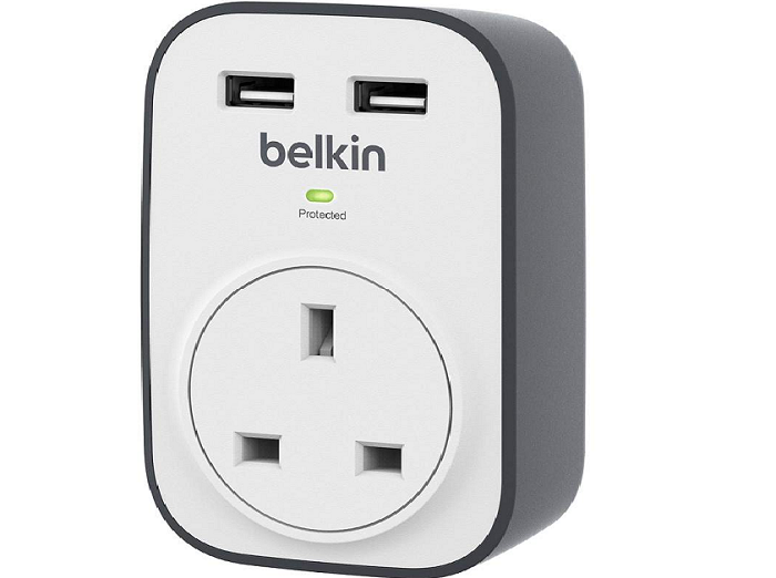 Protecteur de surtension avec protection contre les surtensions USB Belkin BSV103