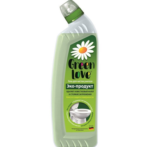 Nettoyant pour cuvette écologique Green Love Nettoyant pour cuvette de toilette Green Love