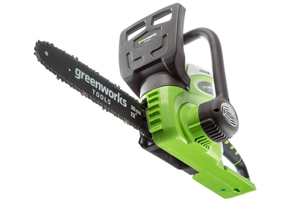 Scie électrique sans fil Greenworks G40CS30 0