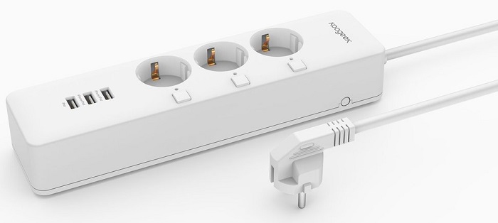 Parasurtenseur pour maison intelligente Koogeek Smart Outlet O1EU