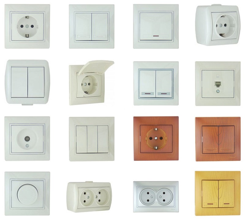 Lezard photos des prises et interrupteurs