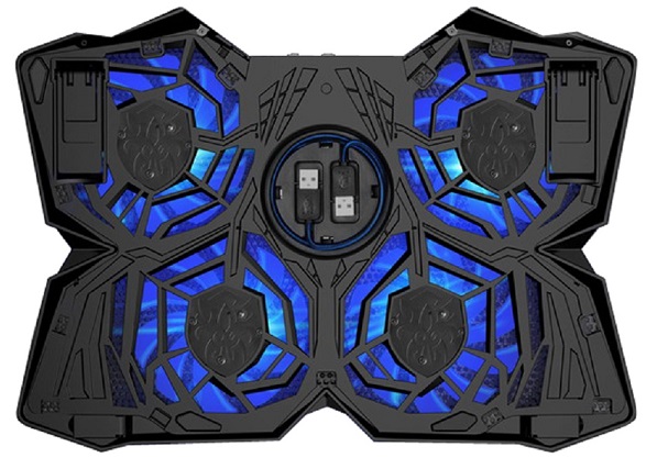 Support de refroidissement pour ordinateur portable avec moniteur Reex GT-254 de 17,3 pouces