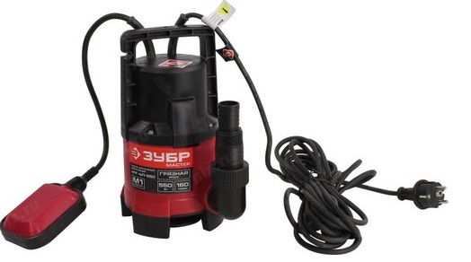 Pompe de drainage submersible jusqu'à 5000 roubles Zubr NPG-M1-550