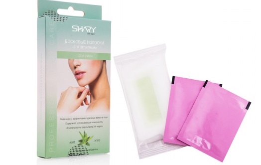 Bande de cire épilatoire pour le visage Shary Aloe