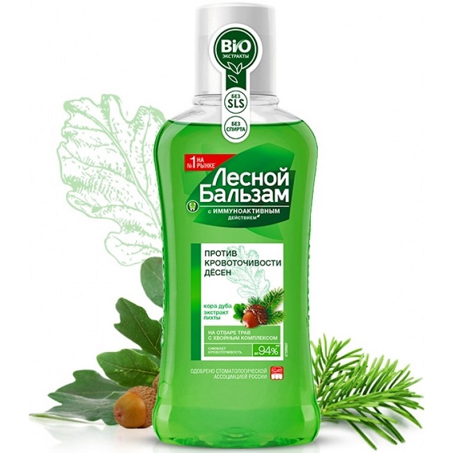 rinçages pour saigner les gencives Baume forestier (écorce de chêne) pour saigner les gencives