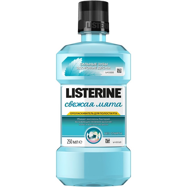 rinçages à usage quotidien Listerine Menthe fraîche